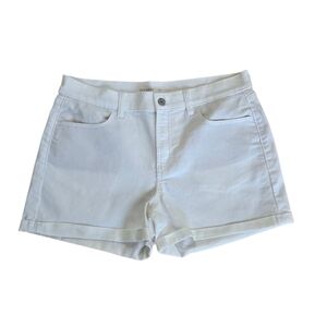 Old Navy Woman's Mid Rise White Shorts Size 10